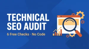 Technical SEO audit illustration